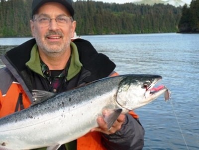 Photo of Salmon Caught by John  with Mepps Flying C in Alaska