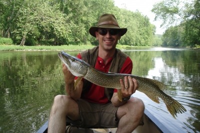 Photo of Pike Caught by Mike with Mepps Aglia & Dressed Aglia in Pennsylvania