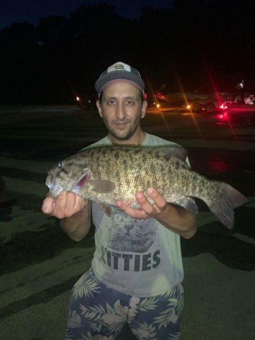 Photo of Bass Caught by Ramon with Mepps Aglia & Dressed Aglia in Oklahoma
