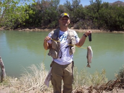 Photo of Trout Caught by Tony with Mepps Aglia & Dressed Aglia in New Mexico