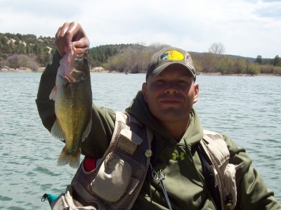 Photo of Bass Caught by Tony with Mepps Aglia & Dressed Aglia in New Mexico