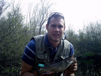 Photo of Trout Caught by Derrick with Mepps XD in Wisconsin
