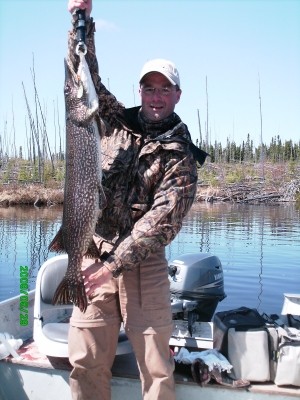 Photo of Pike Caught by Brian with Mepps Aglia & Dressed Aglia in Ontario