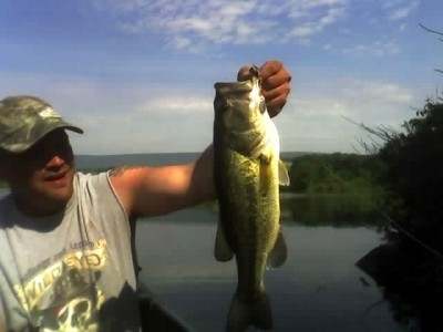 Photo of Bass Caught by Rich with Mepps Aglia & Dressed Aglia in Pennsylvania