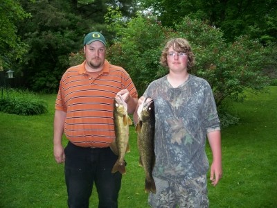Photo of Walleye Caught by Justin with Mepps Aglia & Dressed Aglia in Vermont