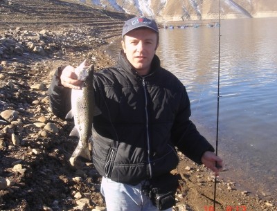Photo of Trout Caught by Nazim with Mepps Aglia & Dressed Aglia in Turkey