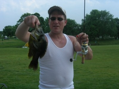 Photo of Bluegill Caught by Dean with Mepps Aglia & Dressed Aglia in Indiana