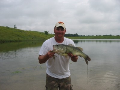 Photo of Bass Caught by Gregory with Mepps Aglia & Dressed Aglia in Missouri