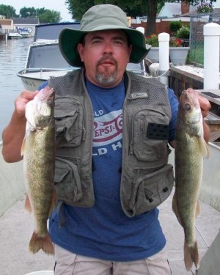 Photo of Walleye Caught by Tim with Mepps  in Michigan