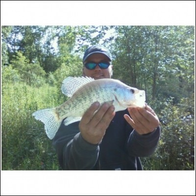 Photo of Crappie Caught by Joseph with Mepps Aglia & Dressed Aglia in Wisconsin