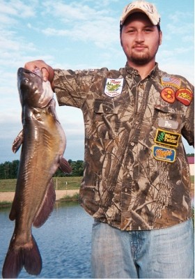 Photo of Catfish Caught by Seven D. with Mepps Comet Mino in Indiana
