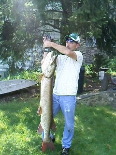 Photo of Musky Caught by Scott with Mepps Black Fury in New Jersey