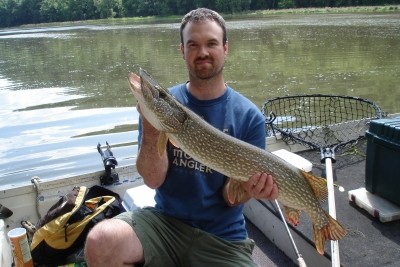 Photo of Pike Caught by Tim with Mepps Aglia & Dressed Aglia in Pennsylvania