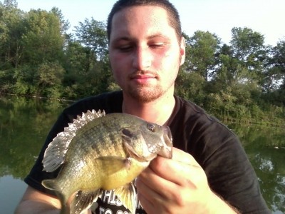 Photo of Bass Caught by Steven D. with Mepps Aglia Ultra Lites in Indiana
