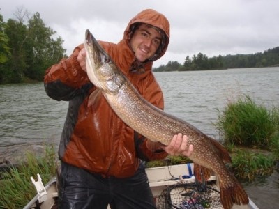 Photo of Pike Caught by Brandon with Mepps Musky Marabou in Michigan