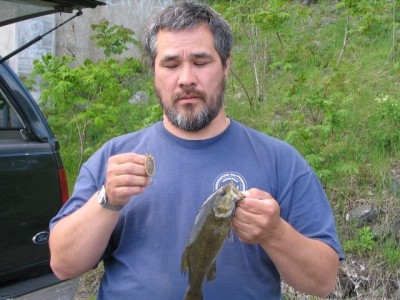 Photo of Bass Caught by Jean-Marc  with Mepps  in Quebec