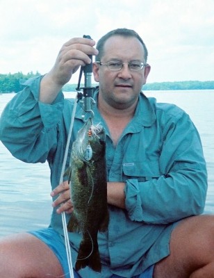 Photo of Bass Caught by Mark W with Mepps Aglia & Dressed Aglia in Maine