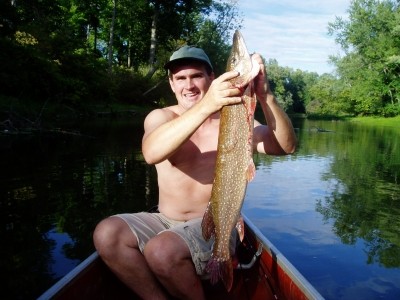 Photo of Pike Caught by Mark  with Mepps Black Fury in Ohio