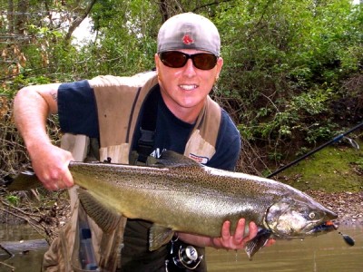 Photo of Salmon Caught by Ted with Mepps Trophy Series in Indiana
