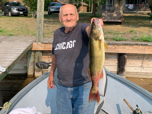 Photo of Walleye Caught by Phillip with Mepps Aglia & Dressed Aglia in Minnesota