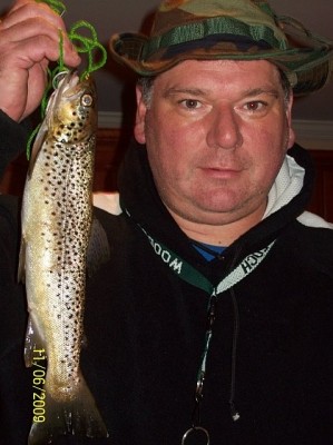 Photo of Trout Caught by Robert with Mepps Thunder Bug in New York