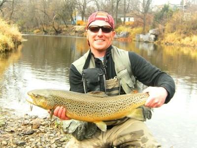 Photo of Trout Caught by Ted with Mepps Aglia & Dressed Aglia in Wisconsin