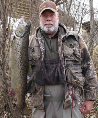 Photo of Trout Caught by Len with Mepps  in Wisconsin