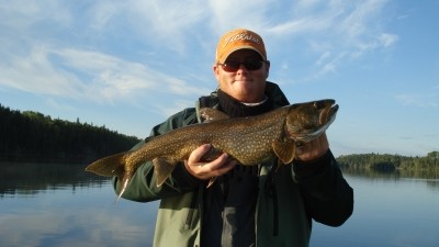 Photo of Trout Caught by Scott with Mepps Little Wolf in Ontario