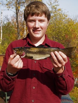 Photo of Trout Caught by Alex with Mepps Aglia & Dressed Aglia in New York