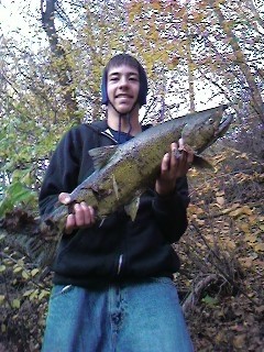 Photo of Salmon Caught by Tim with Mepps Little Wolf in Wisconsin