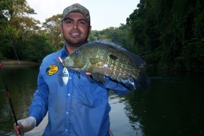 Photo of MOJARRA Caught by Jorge with Mepps Aglia Long in Colombia