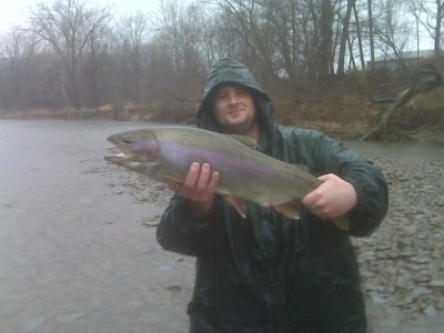 Photo of Steelhead Caught by Patrick with Mepps Comet Mino in Pennsylvania