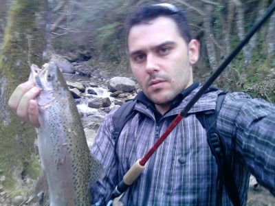 Photo of Trout Caught by John with Mepps  in Greece