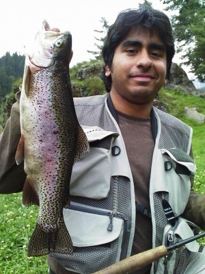 Photo of Trout Caught by Ata with Mepps Aglia & Dressed Aglia in India