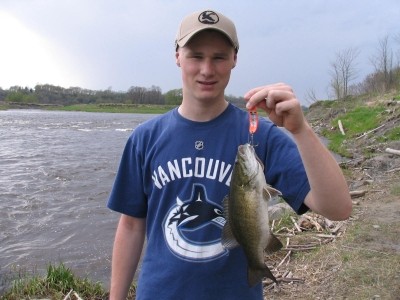 Photo of Bass Caught by Charles-William with Mepps Syclops in Quebec
