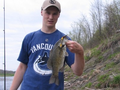 Photo of Bass Caught by Charles-William with Mepps Black Fury in Quebec