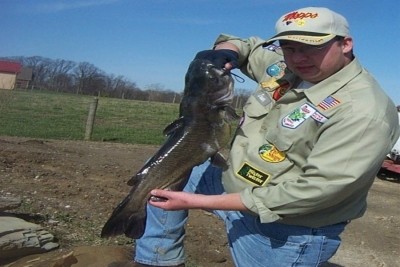 Photo of Catfish Caught by Jason with Mepps Aglia & Dressed Aglia in Indiana