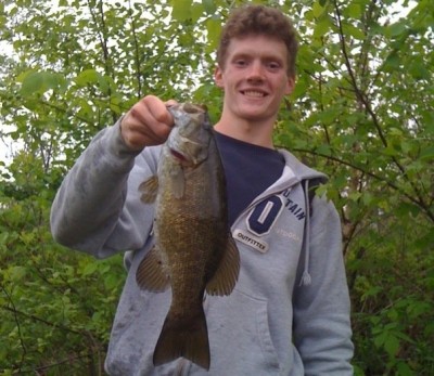 Photo of Bass Caught by Alec  with Mepps Aglia & Dressed Aglia in Wisconsin