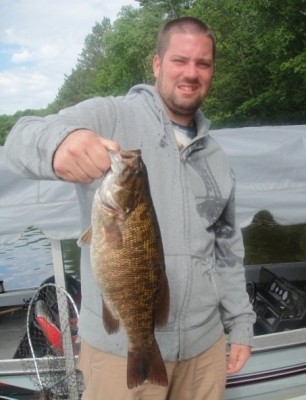 Photo of Bass Caught by Joe with Mepps Aglia & Dressed Aglia in Wisconsin