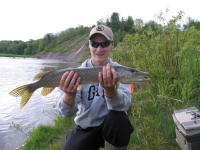 Photo of Pike Caught by Charles-William with Mepps Syclops in Quebec