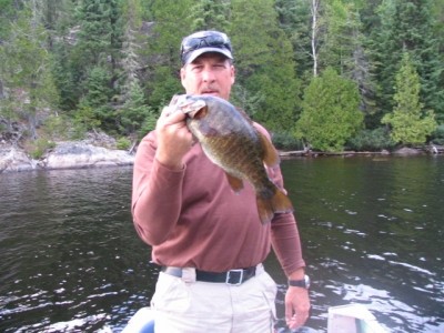 Photo of Bass Caught by Stephen  with Mepps Aglia & Dressed Aglia in Ontario