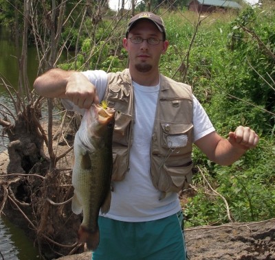 Photo of Bass Caught by Bradley with Mepps Black Fury in United States