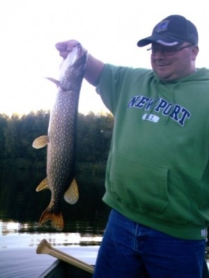 Photo of Pike Caught by John with Mepps Aglia Long in Rhode Island