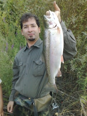 Photo of Trout Caught by Abbas with Mepps Aglia Long in Iran