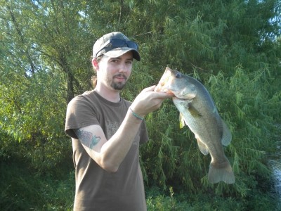 Photo of Bass Caught by Seth with Mepps Black Fury in Oklahoma