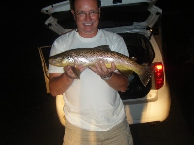 Photo of Trout Caught by B with Mepps Aglia Long Ultra Lites in Tennessee