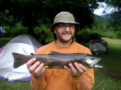 Photo of Trout Caught by Marcelo with Mepps Black Fury in Argentina