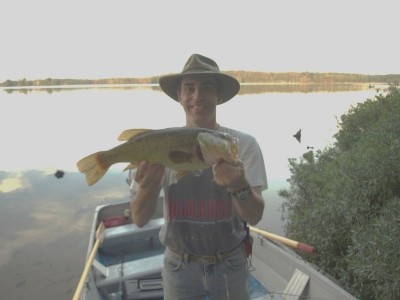 Photo of Bass Caught by Daniel with Mepps Black Fury in Michigan