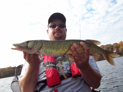Photo of Pickerel Caught by Brian with Mepps Aglia Long in New York