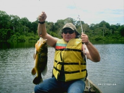 Photo of TUCUNARE Caught by Uriel with Mepps LongCast in Colombia